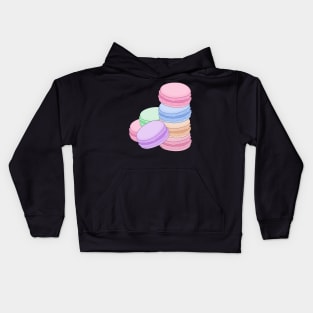 French Macarons Stacked Kids Hoodie